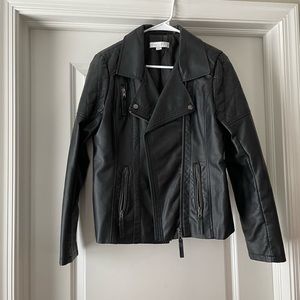 Pleather Black Jacket